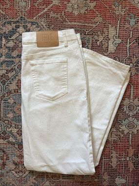 Frye White Women's Straight-Leg Jeans